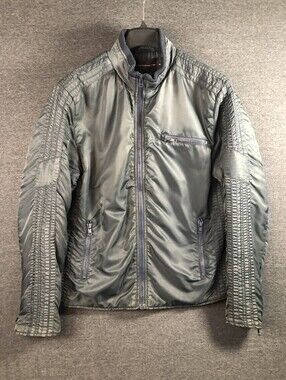 French Connection Distressed Men's Navy Jacket - Out Of Production  XL